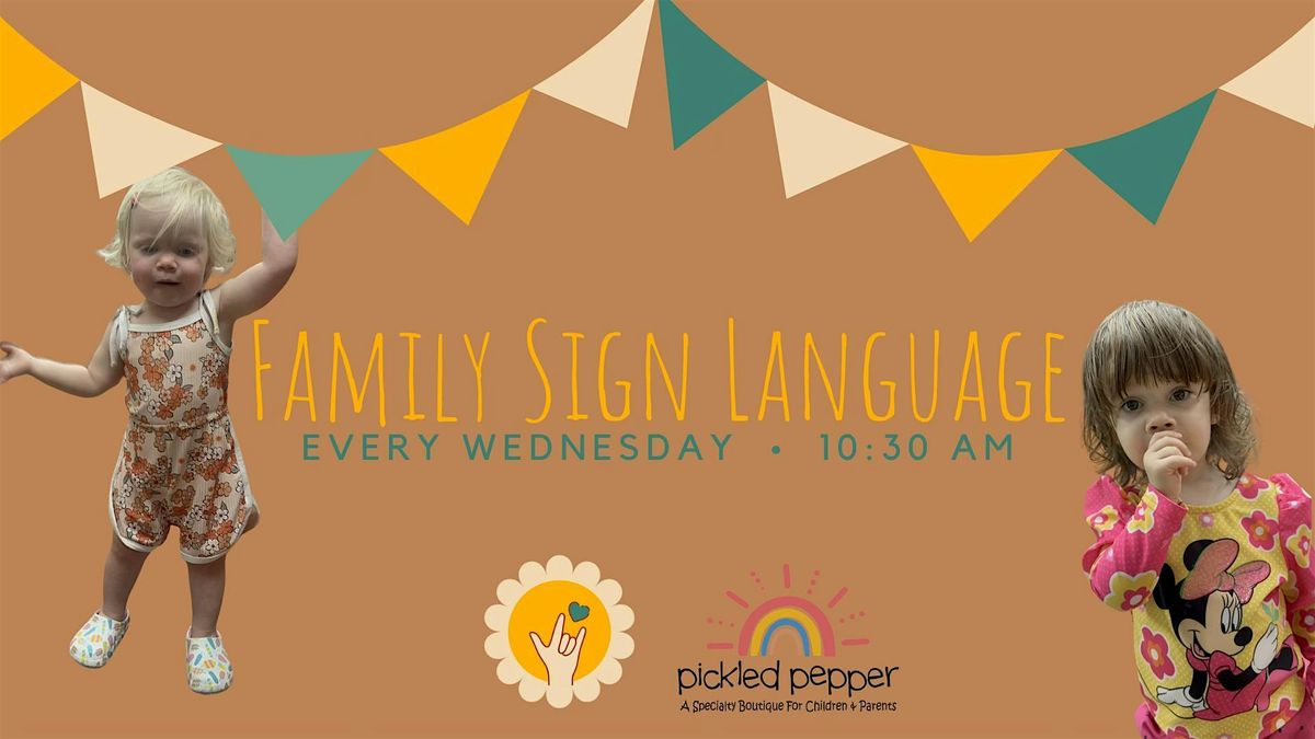 Family American Sign Language Class