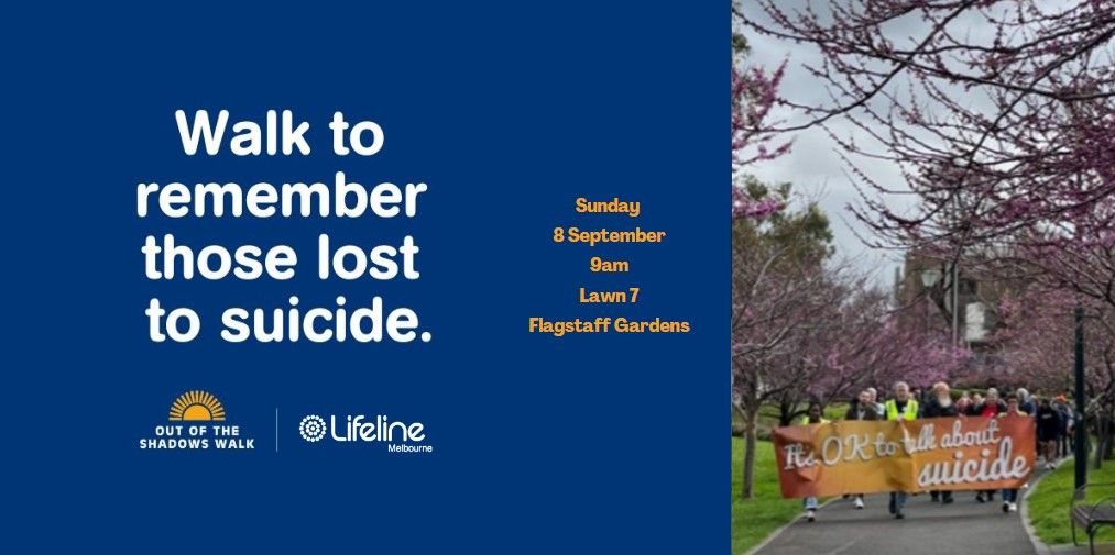 'It's OK to Talk About Suicide' Walk at Flagstaff Gardens