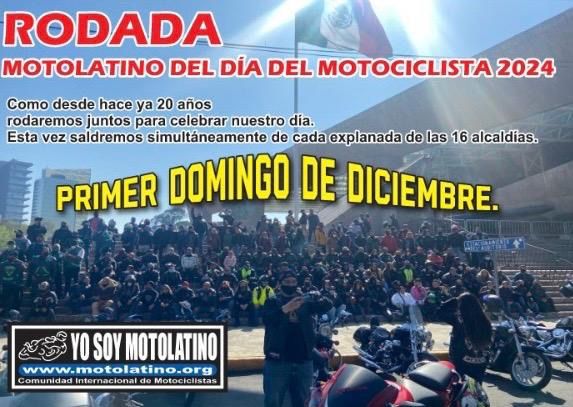 Rodada Dia del Motociclista CDMX