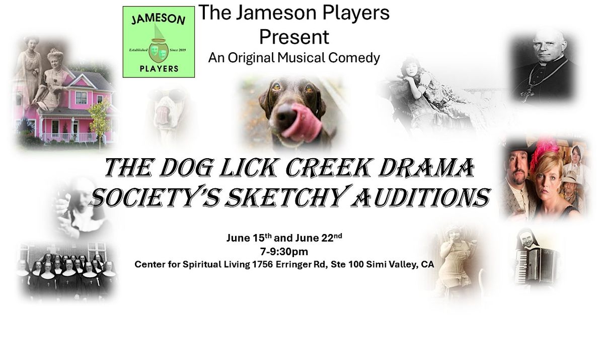 The Dog Lick Creek Drama Society's  Sketchy Auditions - the Play