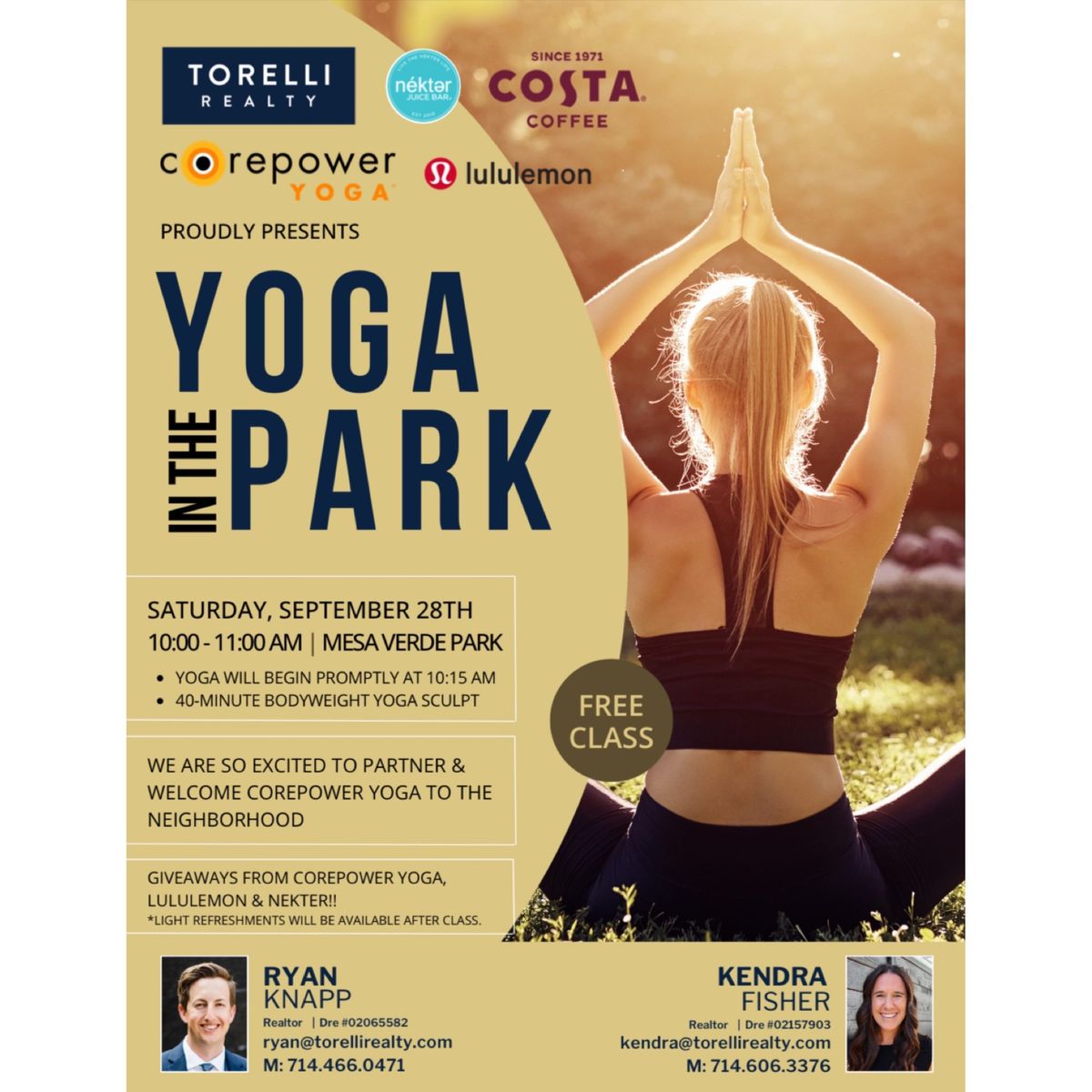 Yoga in the Park