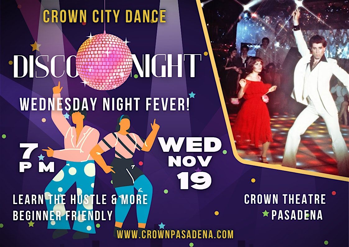 Disco Night at Crown City Dance