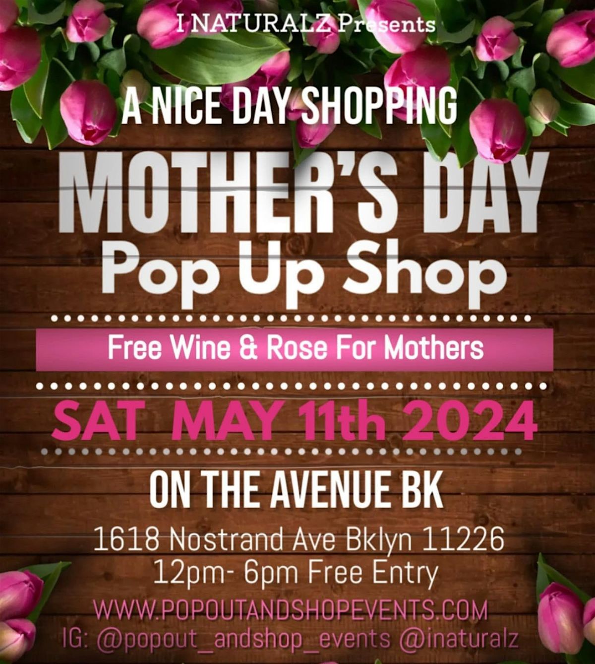 Mother\u2019 Day Pop Up Shop