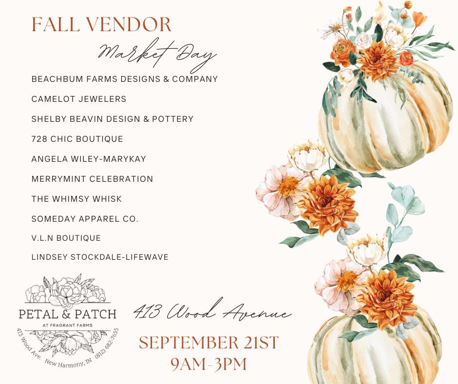 Fall Vendor Market Day