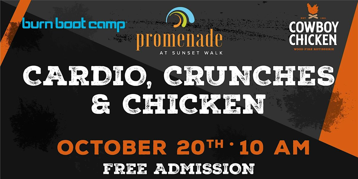 Burn Boot Camp "Cardio, Crunches & Chicken" October 20th - Free Admission