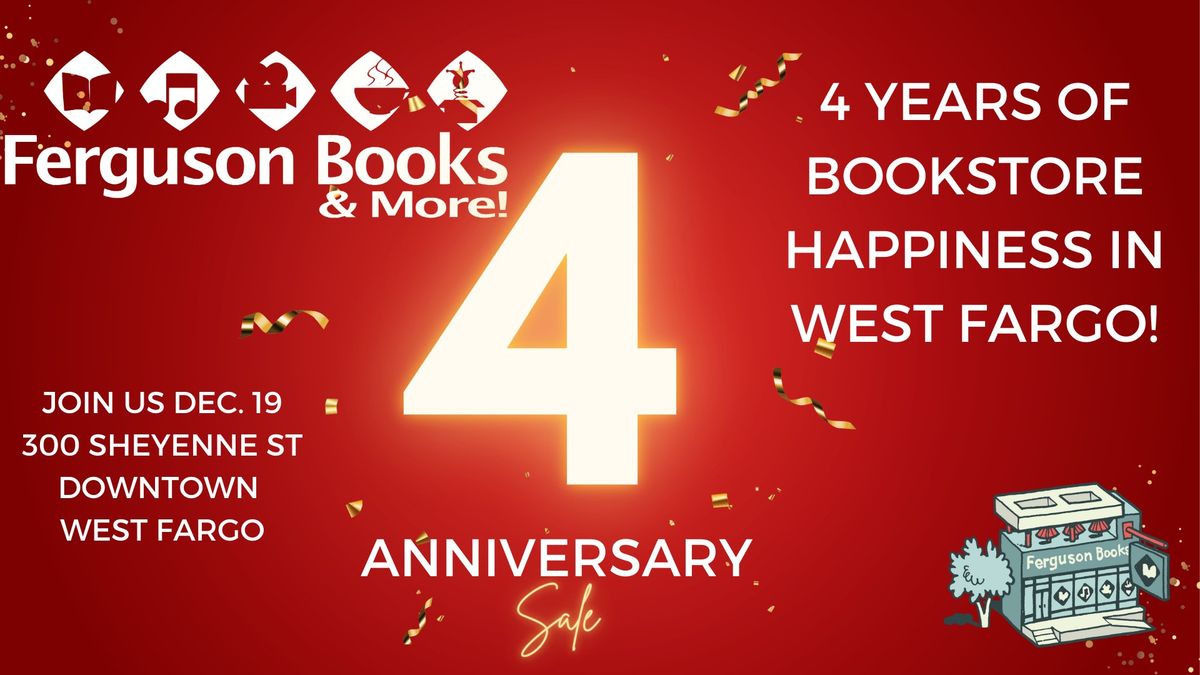 Ferguson Books 4th Anniversary Sale