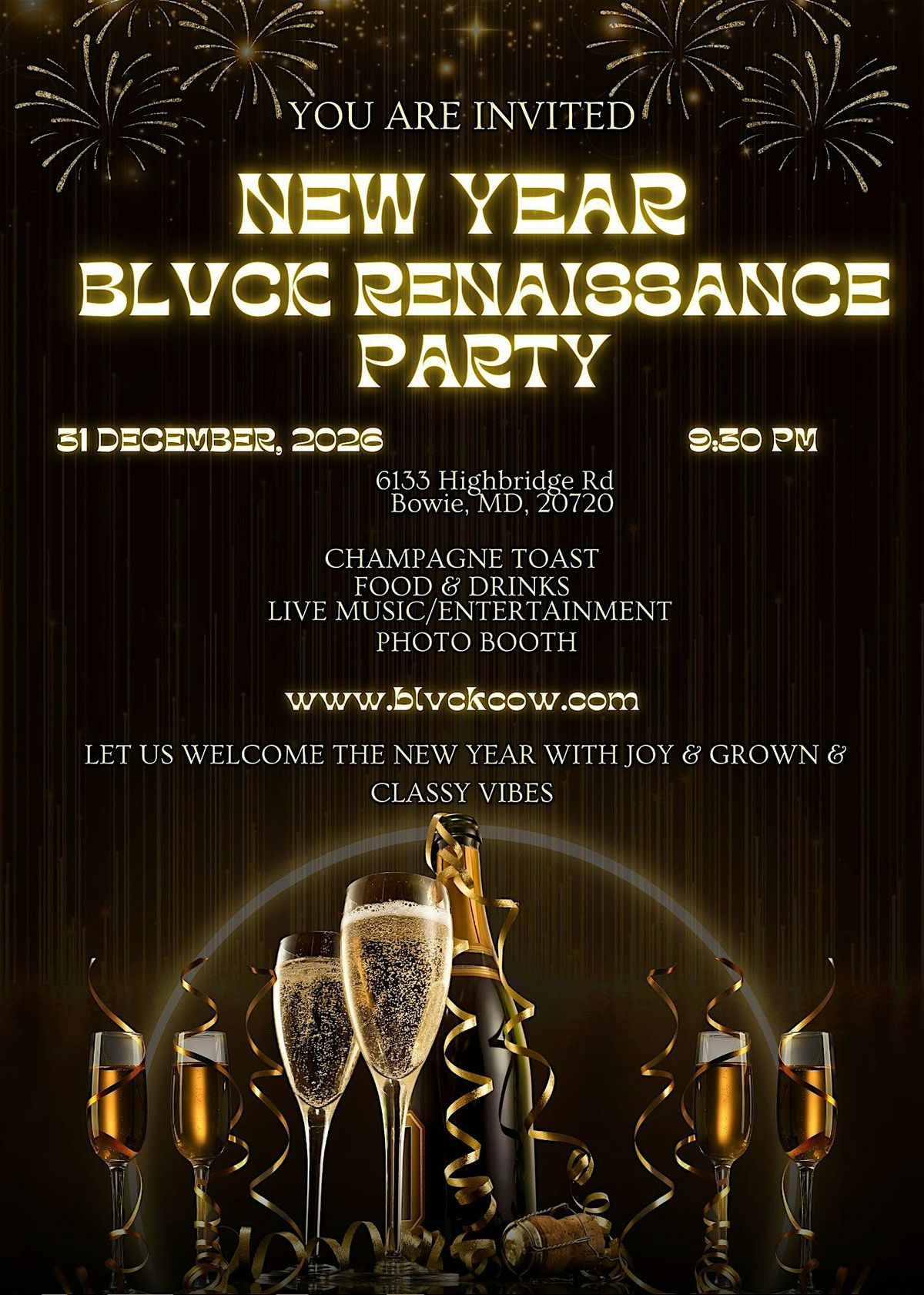 Blvck Renaissance NYE Gala