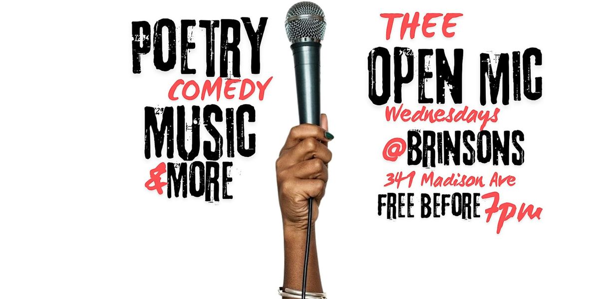 Thee Wednesday Open Mic