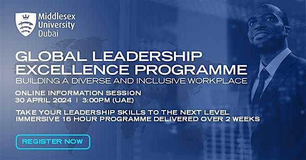 Global Leadership Excellence Programme - Online Information Session