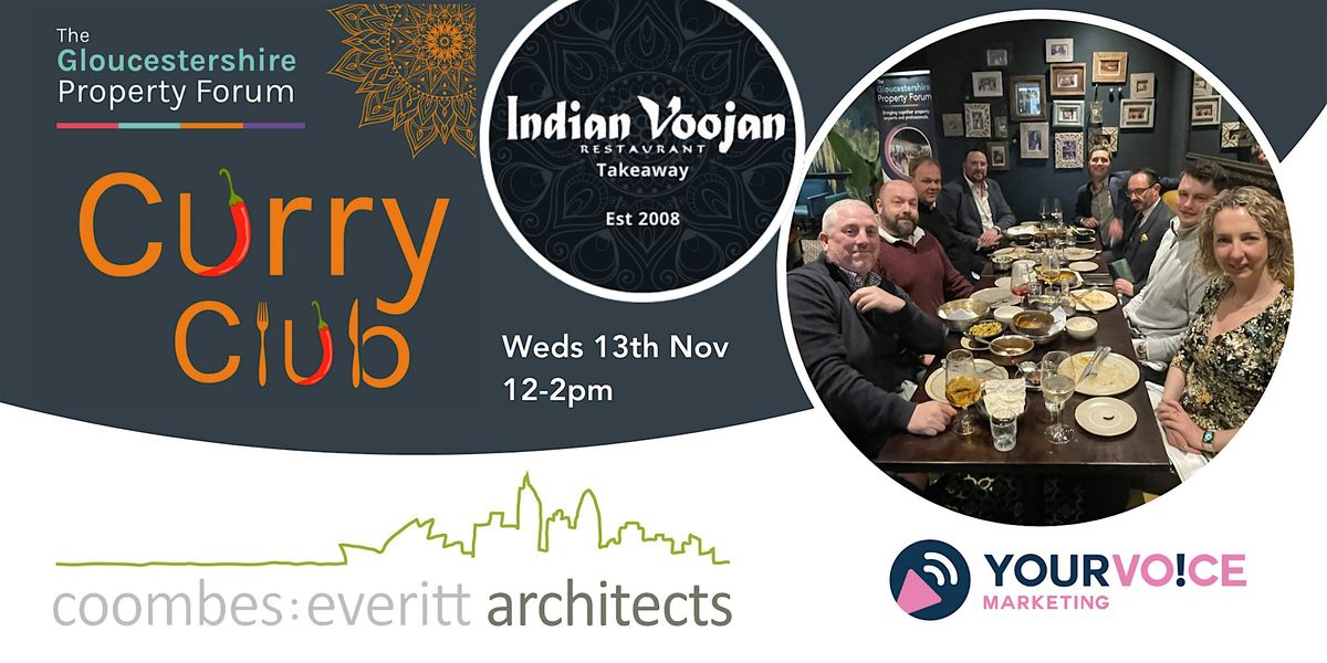 Gloucestershire Property Forum - Curry Club @Indian Voojan