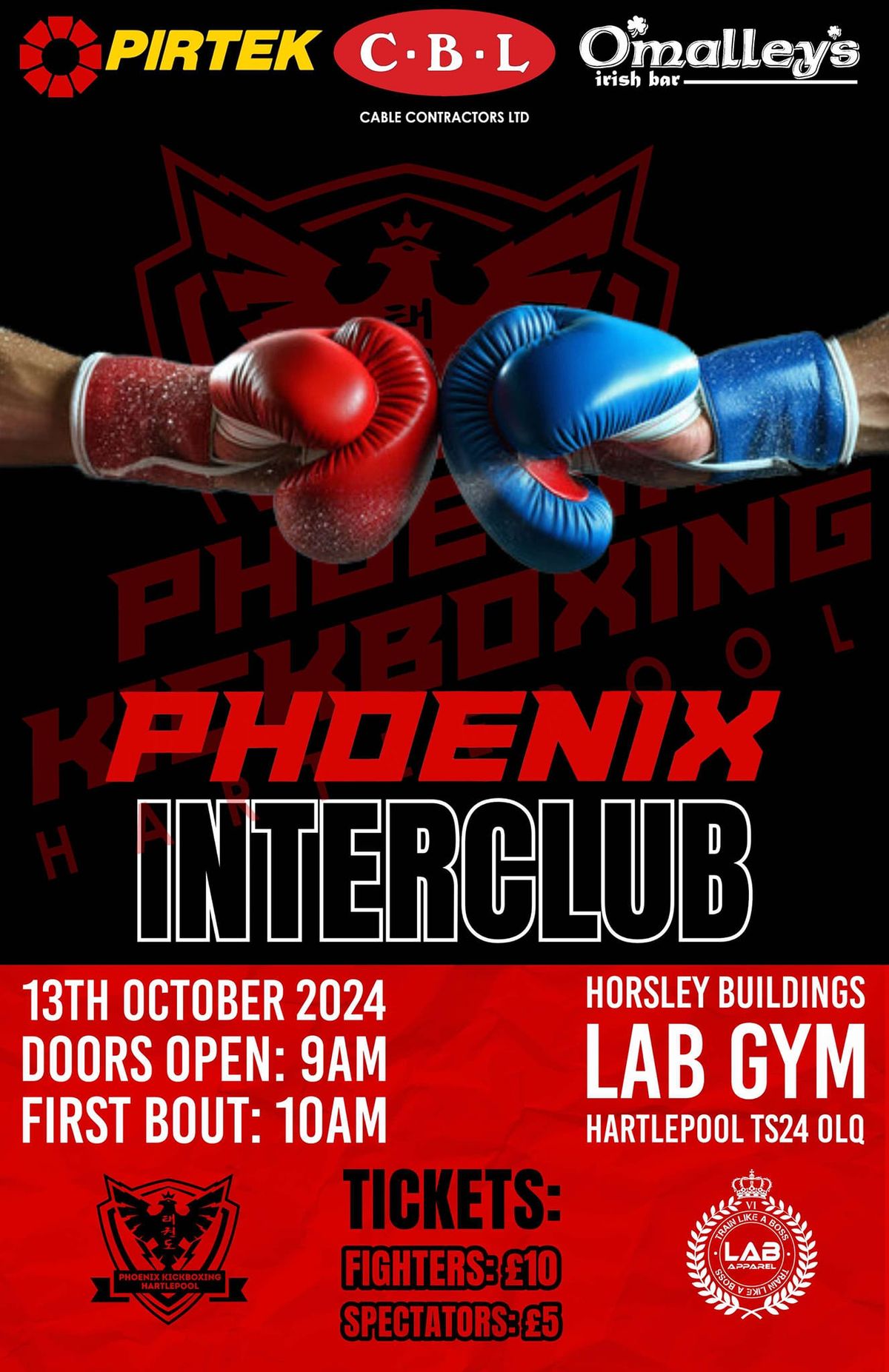 Interclub Kickboxing and Boxing Matches