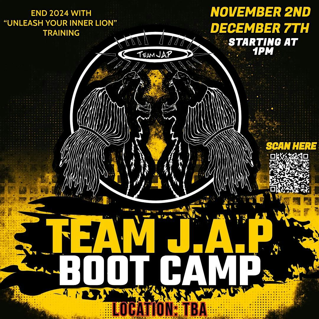 TEAM J.A.P MONTHLY BOOTCAMP - 11\/02