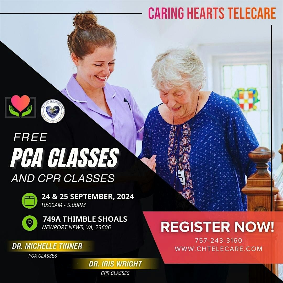 Free PCA and Blended CPR Classes