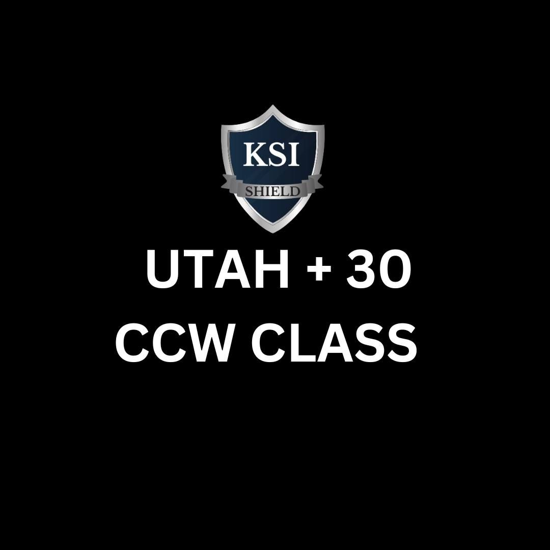 Utah + 30 State  Non Resident CCW Class  Mon. Jan. 13, 2025