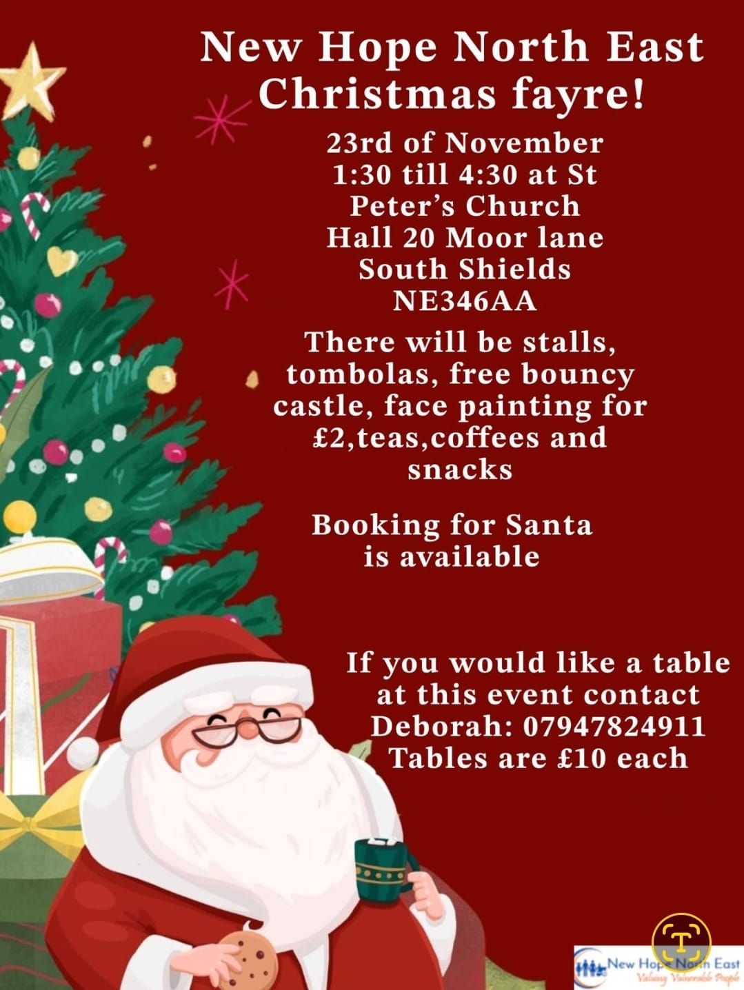 New hope North East Christmas fayre