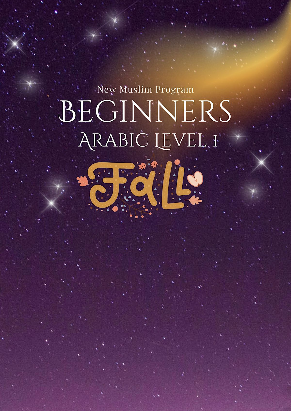 Beginners Arabic Level 1 - Fall Online Edition