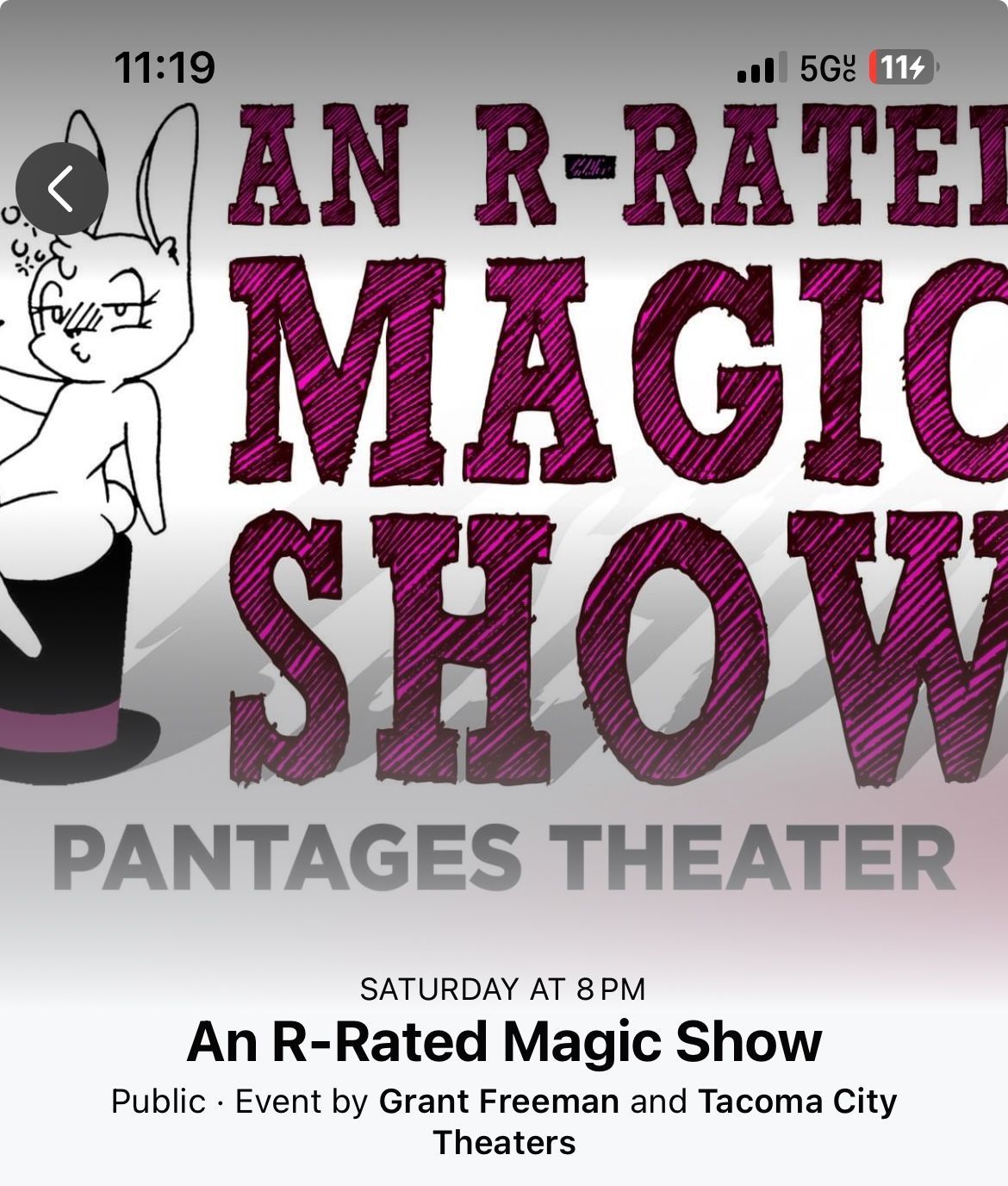 An R-Rated Magic Show at V Theater at Planet Hollywood Resort and Casino