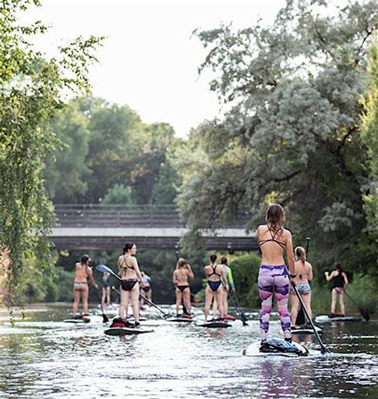 Mindful Stand-Up Paddleboard in Montreal (Parc Jean-Drapeau)