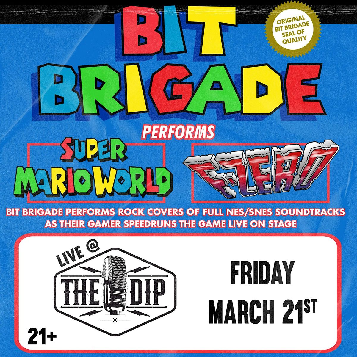 Bit Brigade performs \u201cSuper Mario World\u201d + \u201cF-Zero\u201d at The Dip