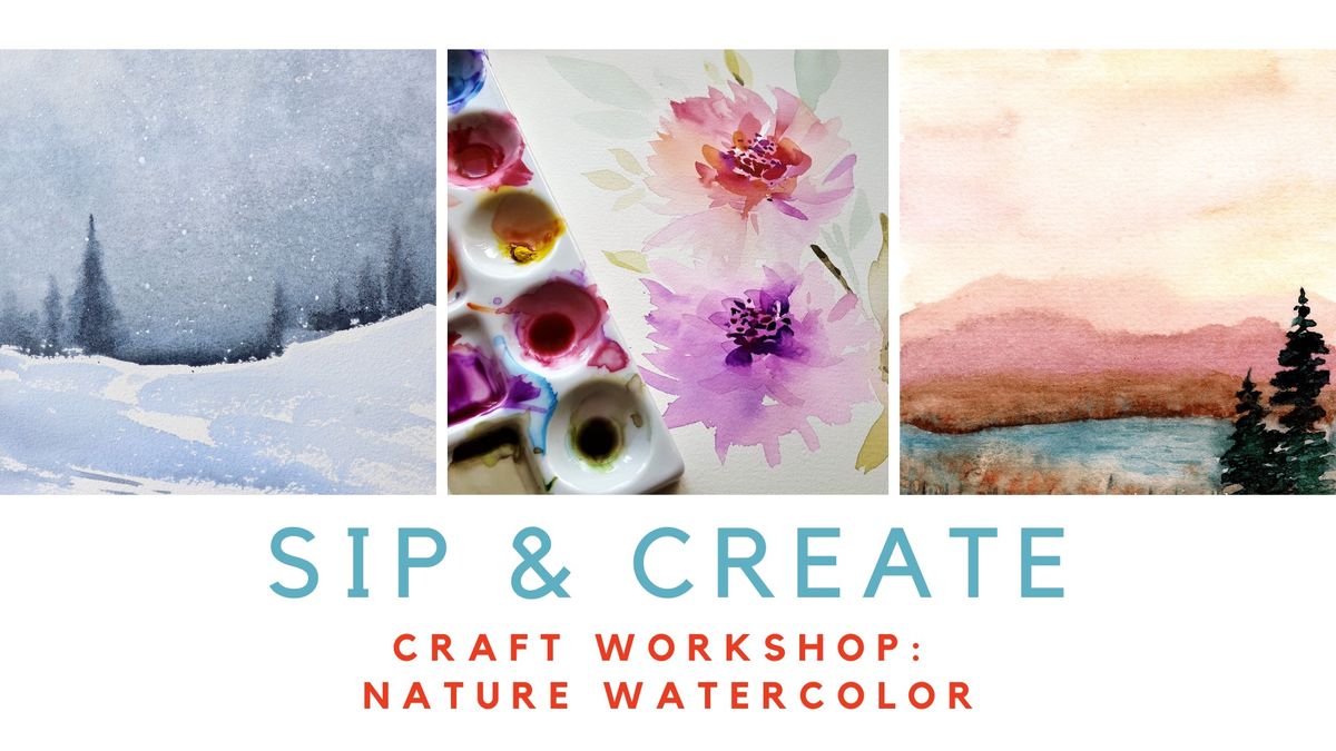 Craft Workshop: Nature Watercolor