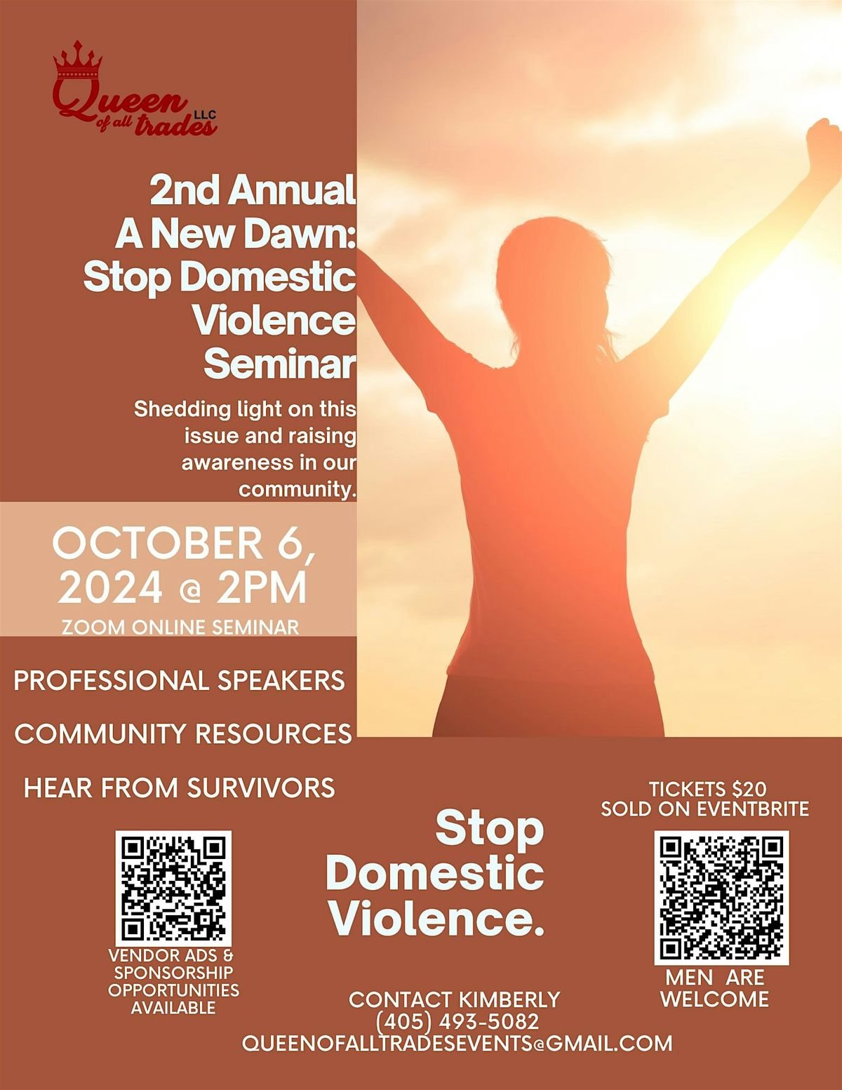 A New Dawn Stop Domestic Violence Seminar