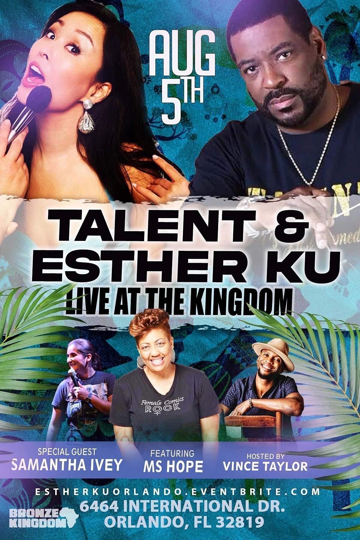 Talent & Esther Ku at the Bronze Kingdom Orlando