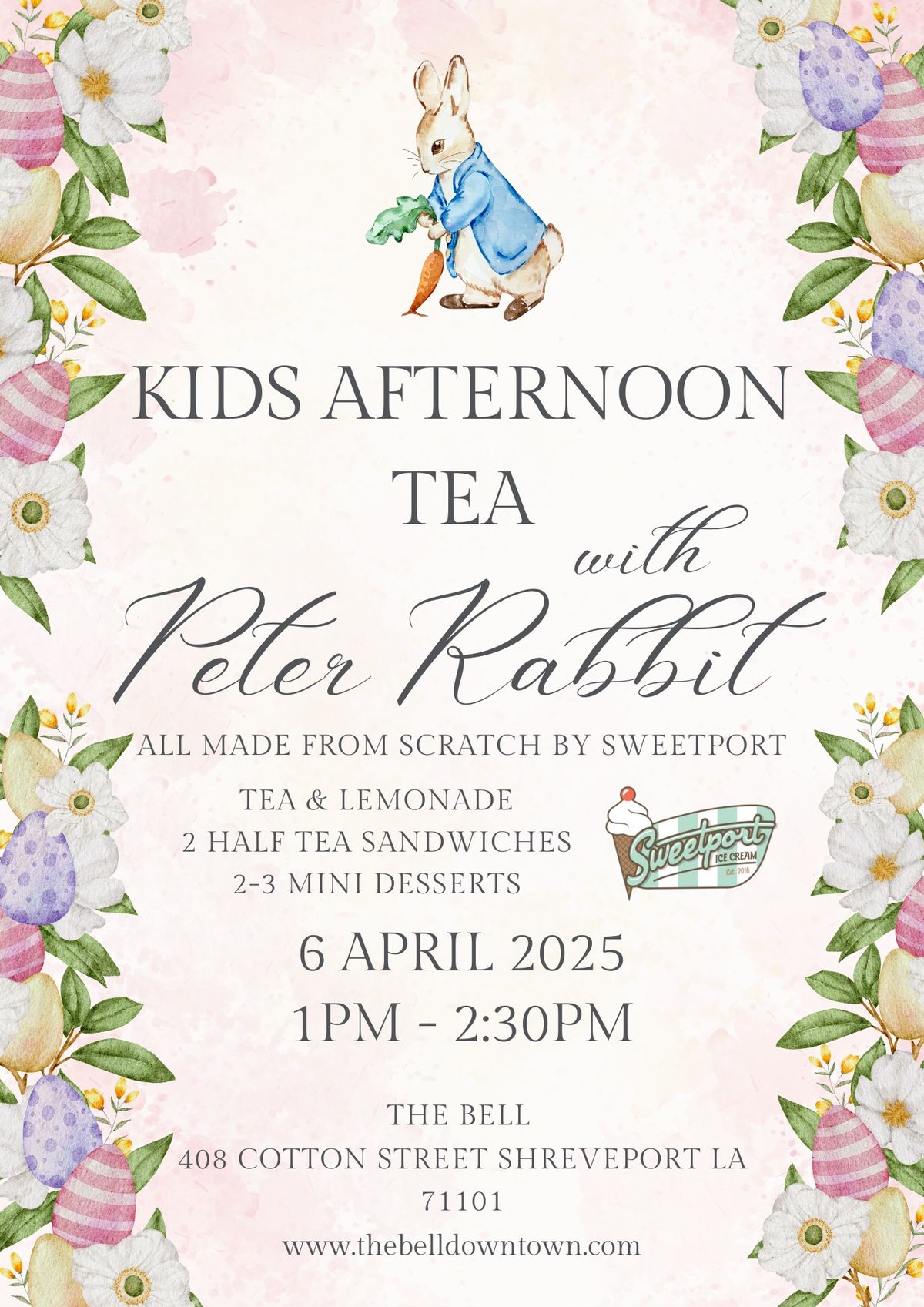 Kids Afternoon Tea with Peter Rabbit 