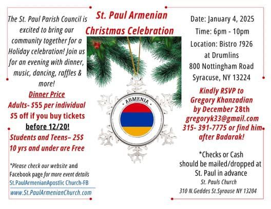 Armenian Christmas Party