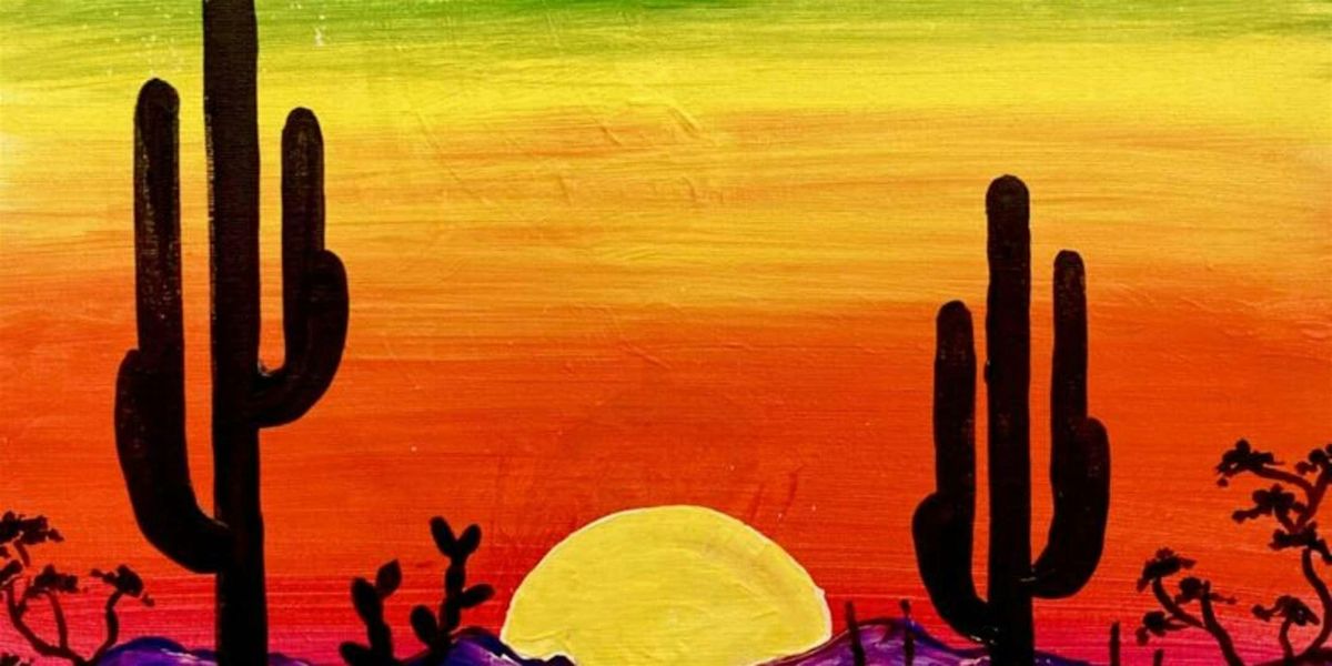 Dancing Desert Horizon - Paint and Sip by Classpop!\u2122