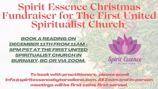 Spirit Essence Christmas Psychic & Craft Fair (Fundraiser for The First United Spiritualist Church)