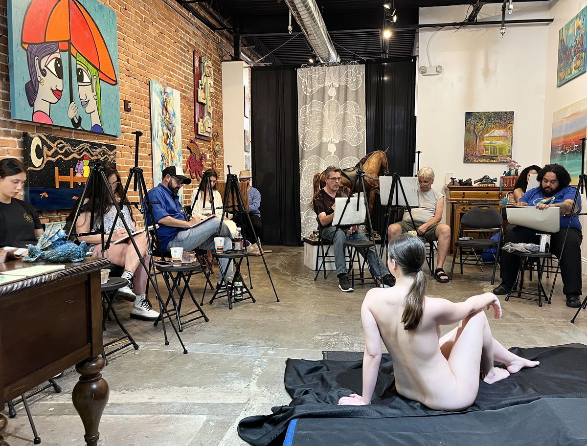 Nude Model Life Drawing - Ybor City