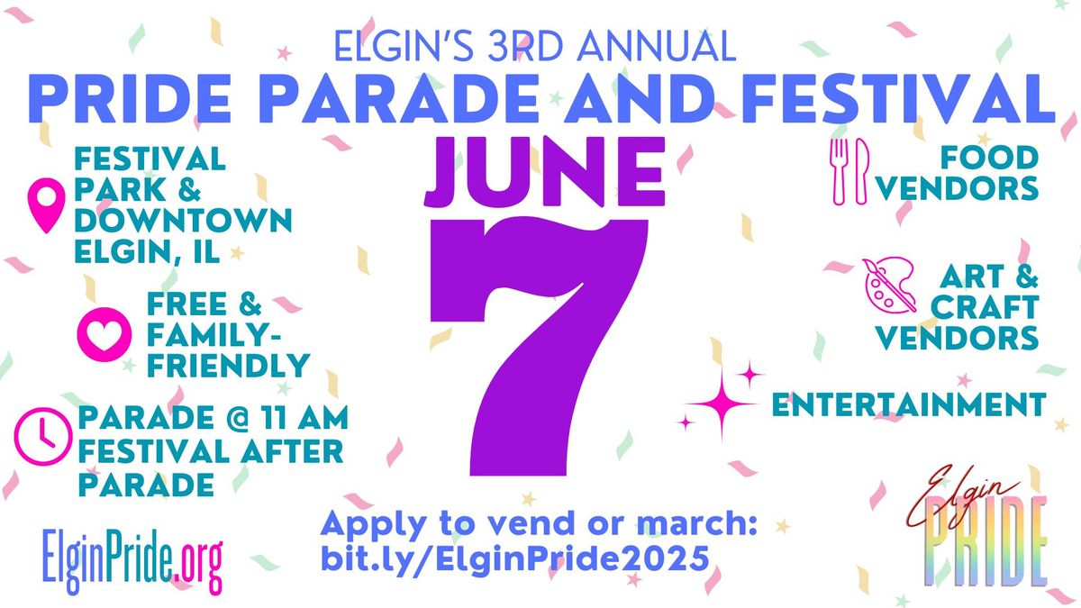 Elgin Pride Parade and Festival 2025