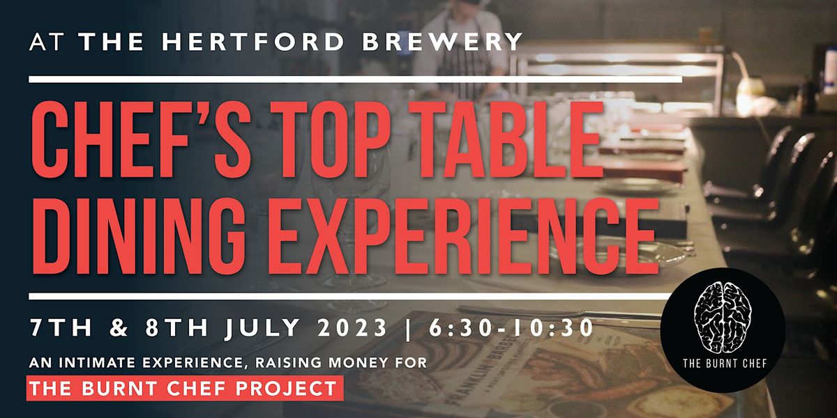 Chefs Top Table Dining Experience Friday 7th July, McMullen & Sons