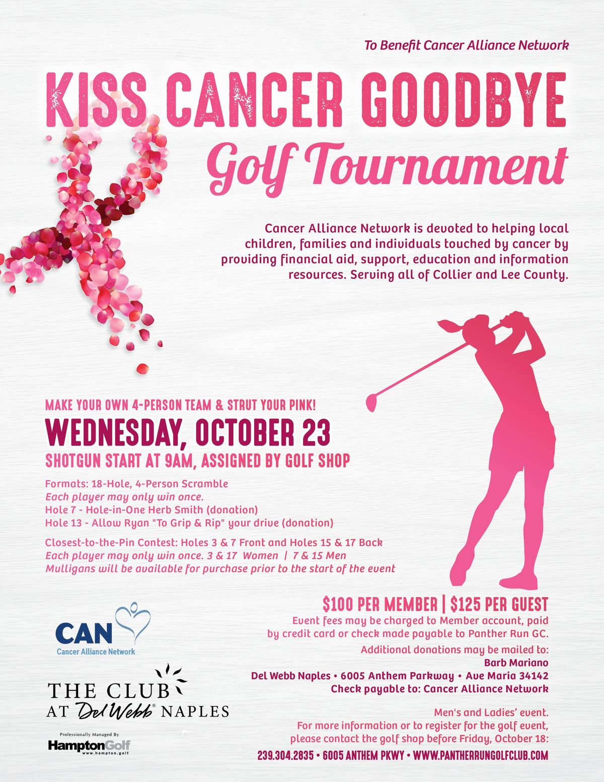 Kiss Cancer Goodbye Golf Tournament