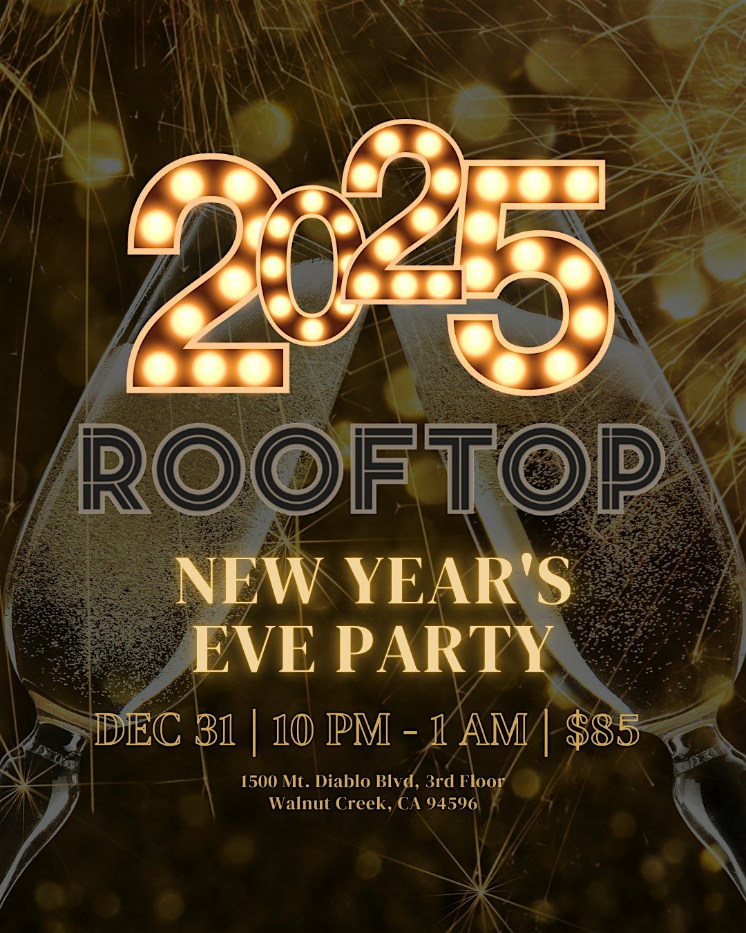 Walnut Creek's Rooftop NYE Party