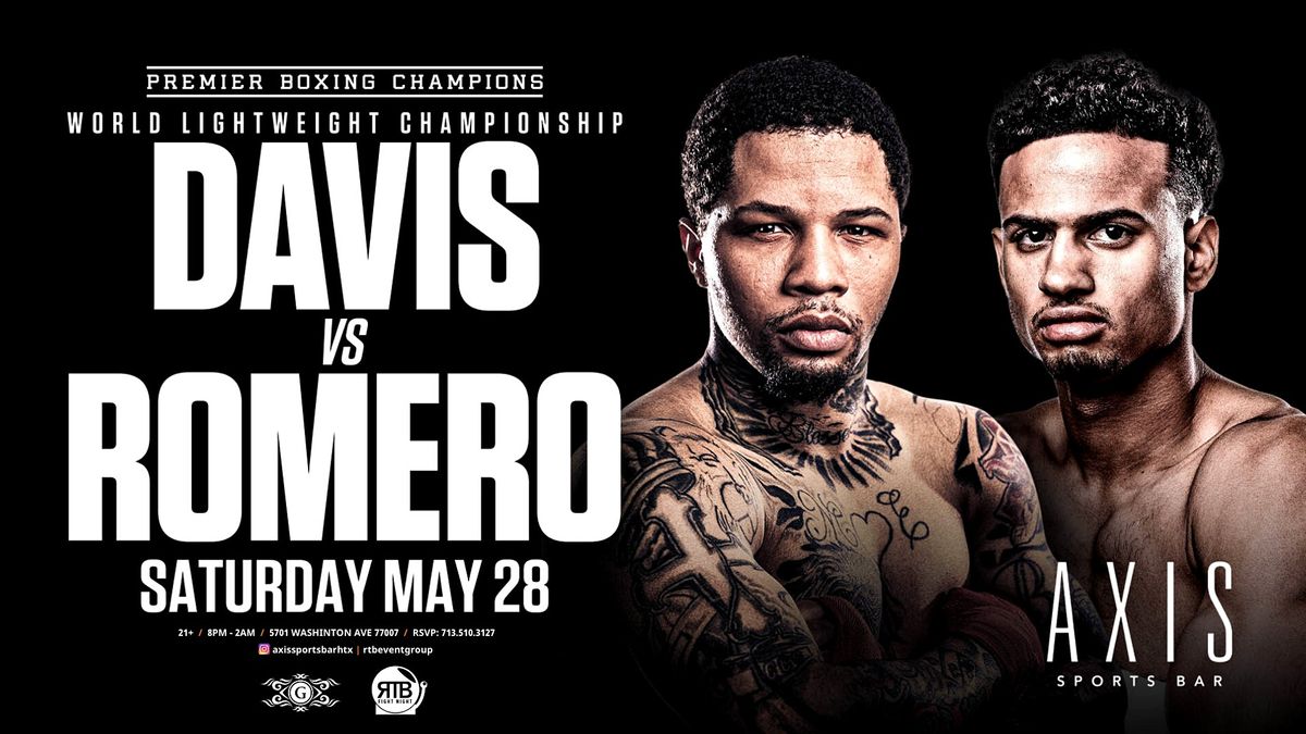 Davis vs Romero :: Boxing :: RTB Fight Night