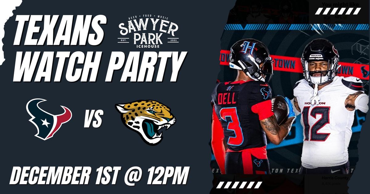 Texans vs Jaguars: Watch Party