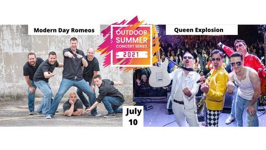 Modern Day Romeos & Queen Explosion at Outdoor Summer Concert Series