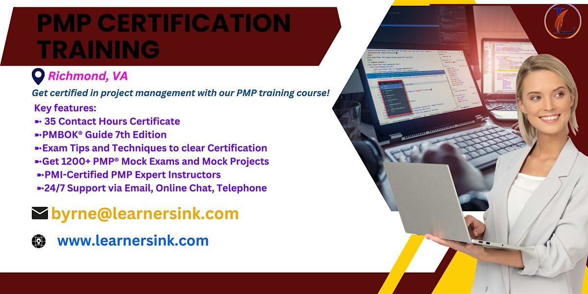 PMP Classroom Certification Bootcamp In Richmond, VA