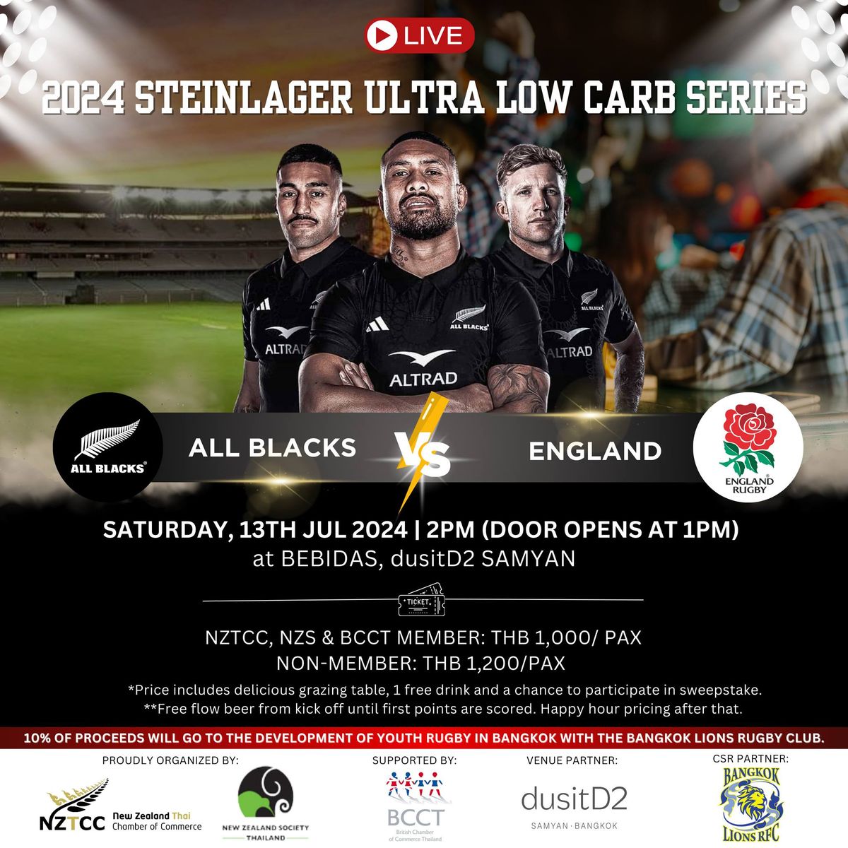 All Blacks Vs. England LIVE