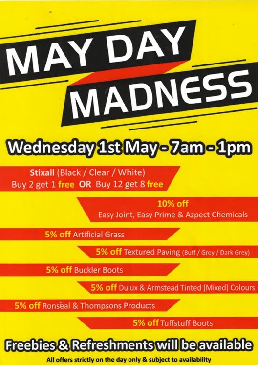 May Day Madness Trade Day