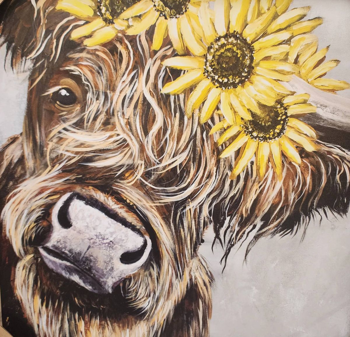 Sunflowered Cow (Goose Creek)