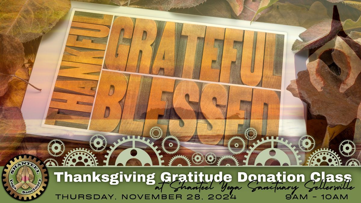 Thanksgiving Gratitude Donation Class