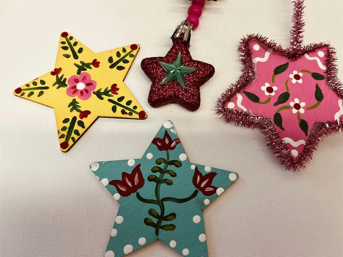 Soul Sisters Art Workshop- VINTAGE-INSPIRED  CHRISTMAS ORNAMENT-MAKING