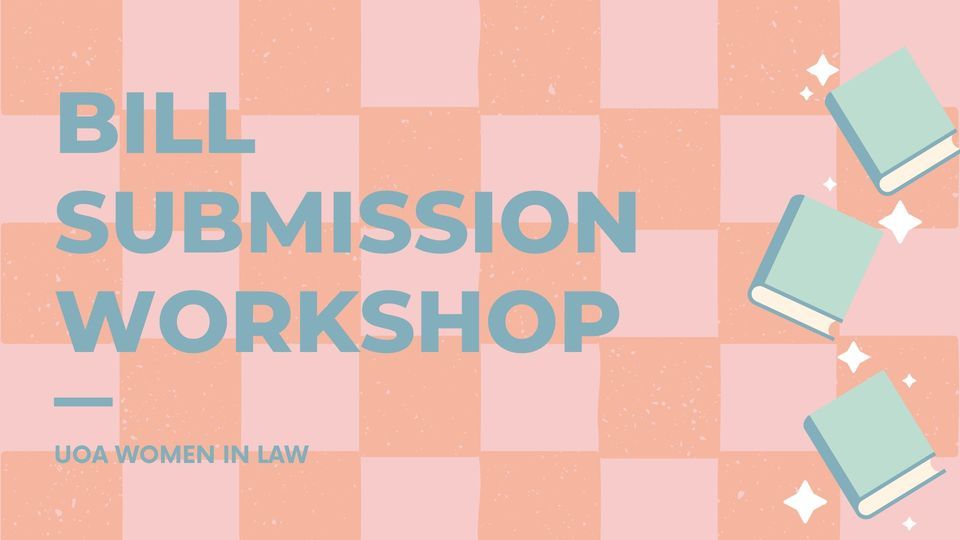 Bill Submission Workshop