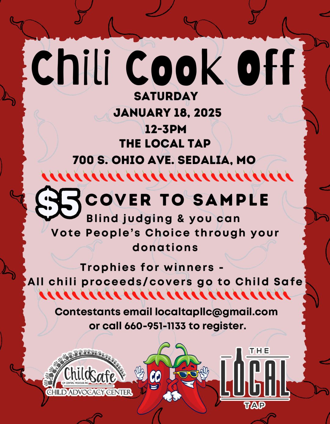 Child Safe Chili Cook-Off Fundraiser 