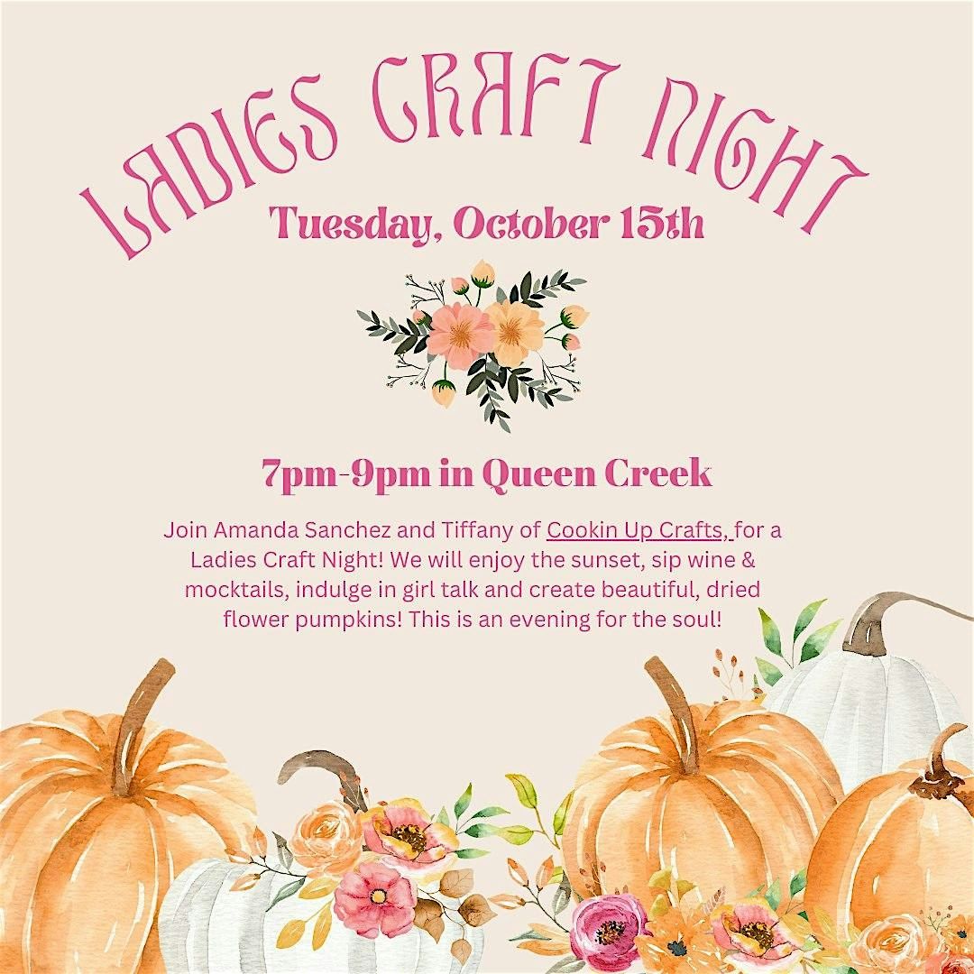 Ladies Craft Night: Pumpkins