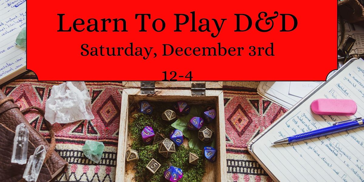 Learn To Play D&D