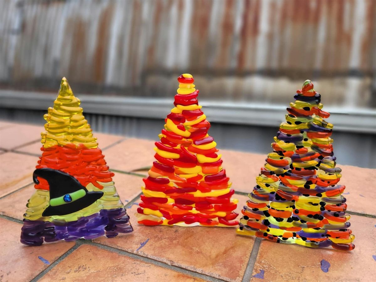 Halloween Chippy Trees Set of 2