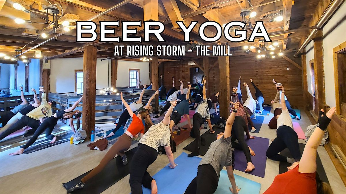 December Beer Yoga at Rising Storm Brewery - The Mill